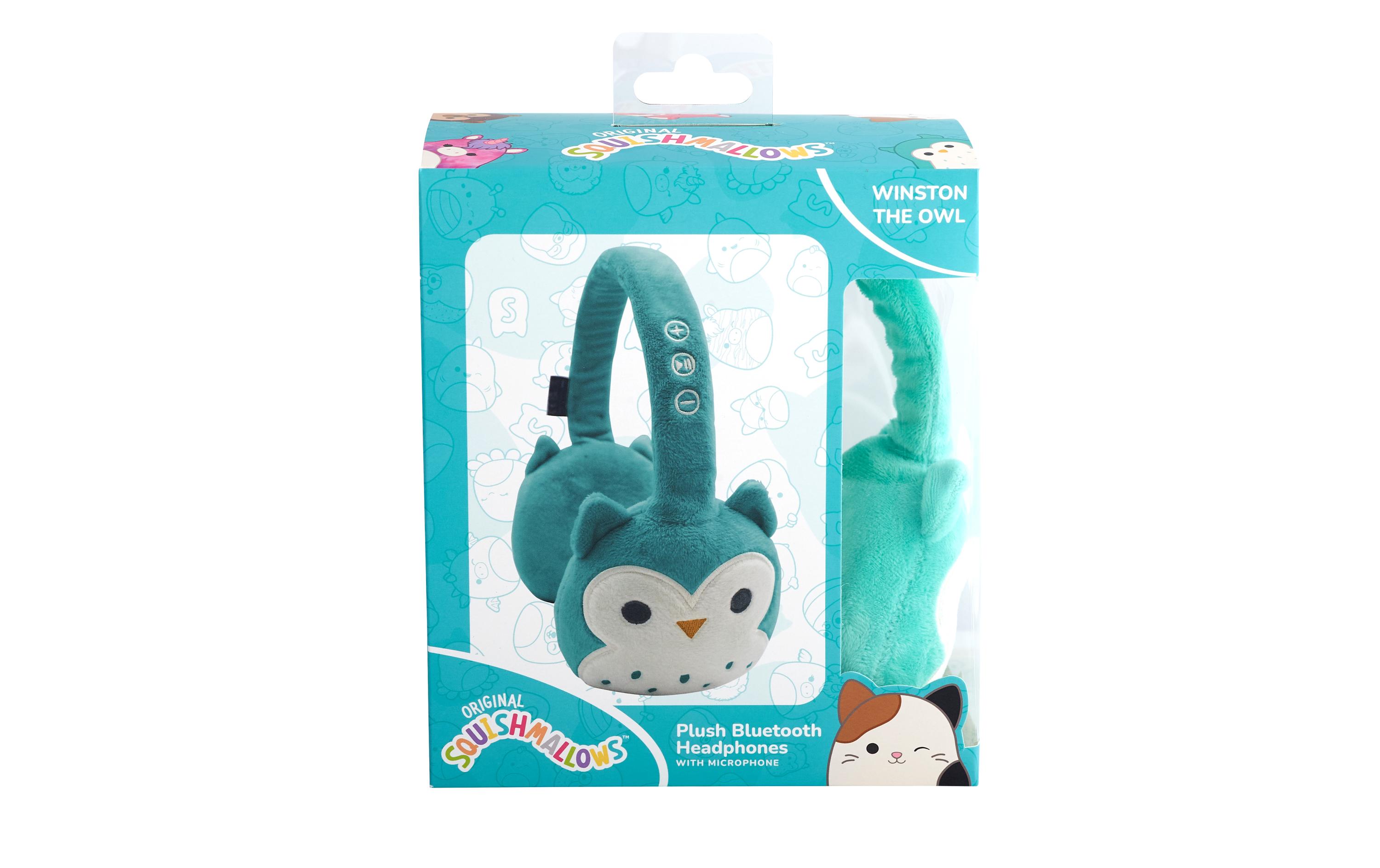 Kinderkopfhörer Winston Bluetooth Türkis/WeissKabellose Plüsch-Kopfhörer