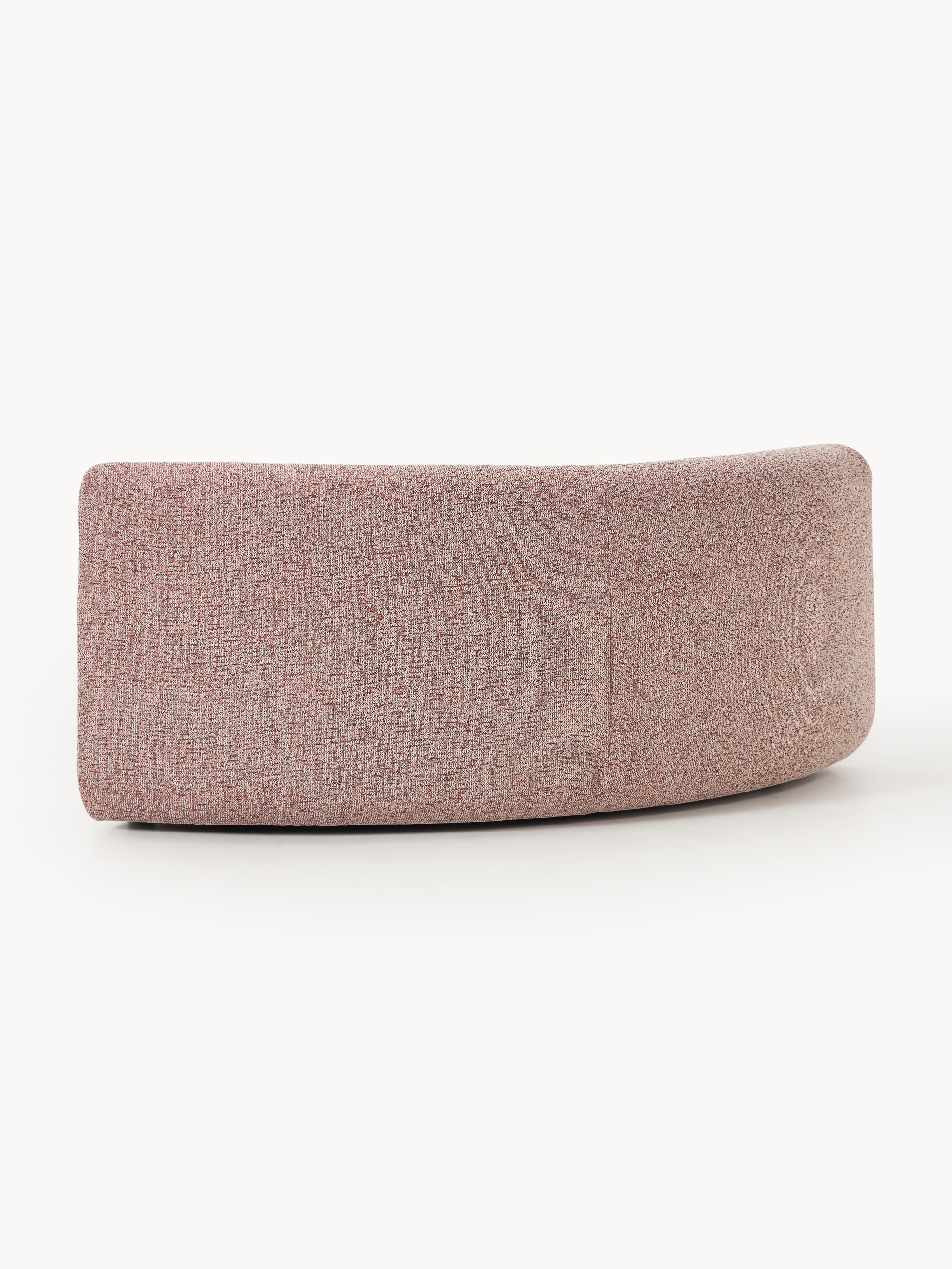 Ronde bouclé hoekmodule Sofia