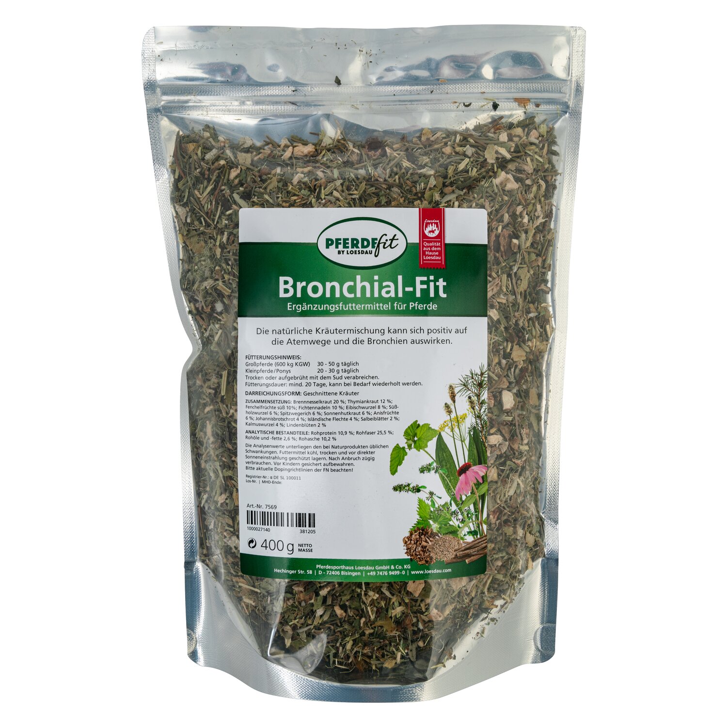 PFERDEfit by Loesdau Bronchial-Fit  - 400 g