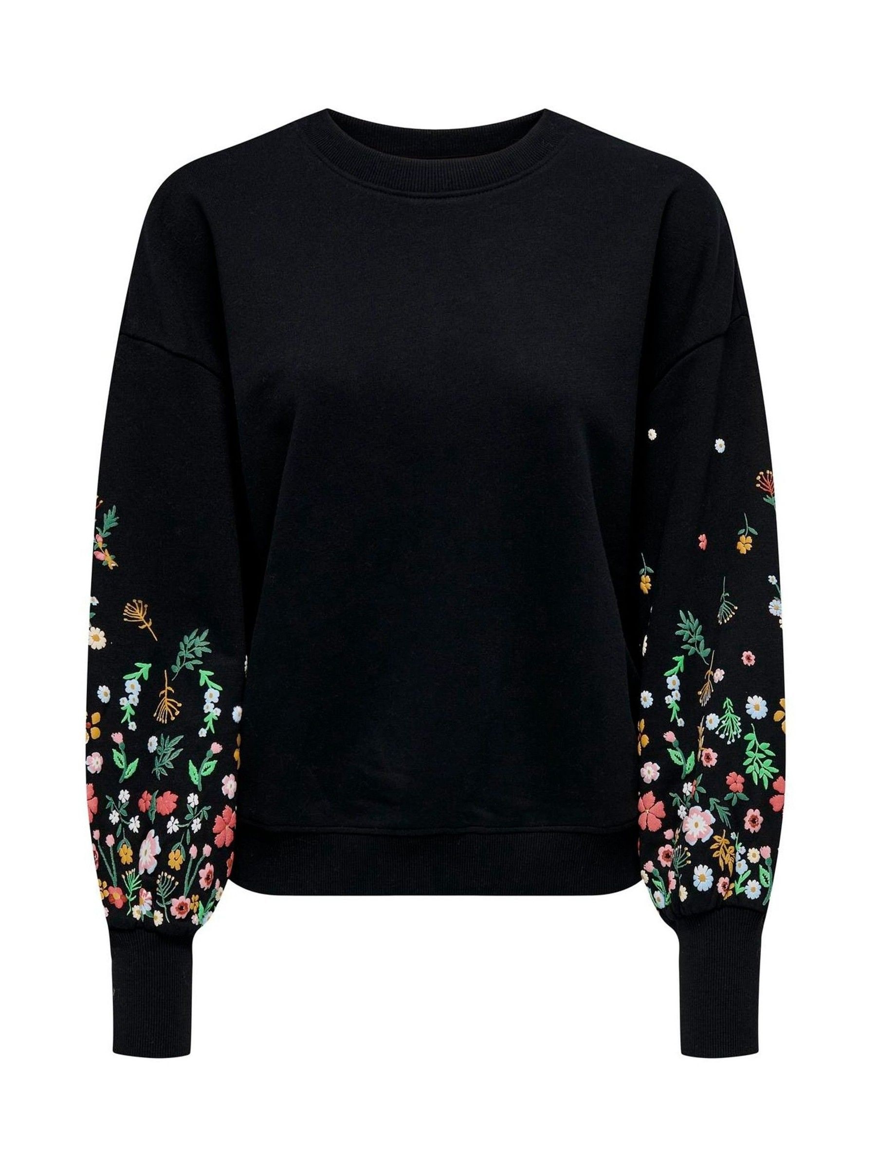 ONLY Long Sleeve Flower Detail Jumper