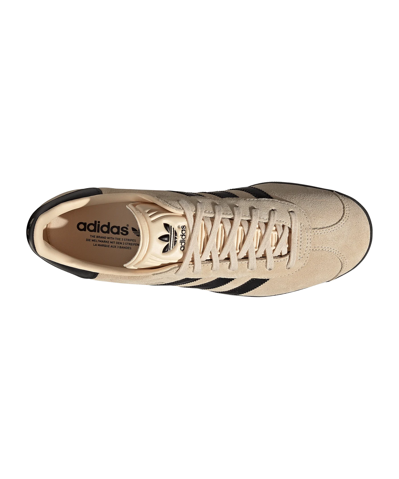 adidas Originals Gazelle Messi IN Beige Schwarz
