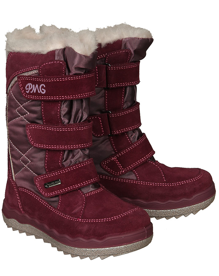 Winterstiefel PFZGT – FLUFFY gefüttert in beere