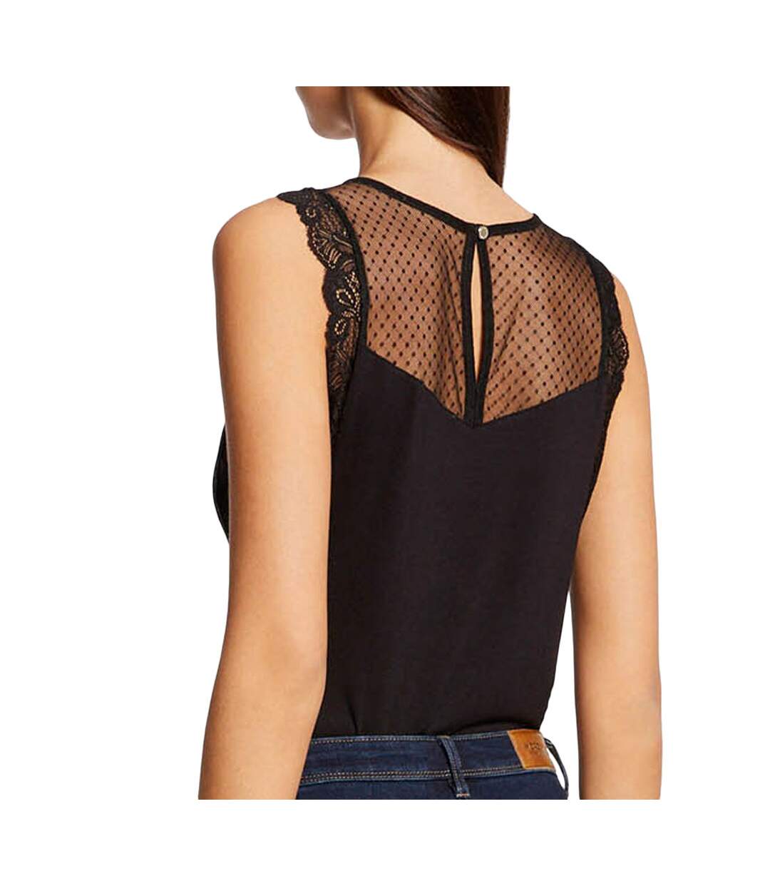 T-shirt Noir Femme Morgan Chiara