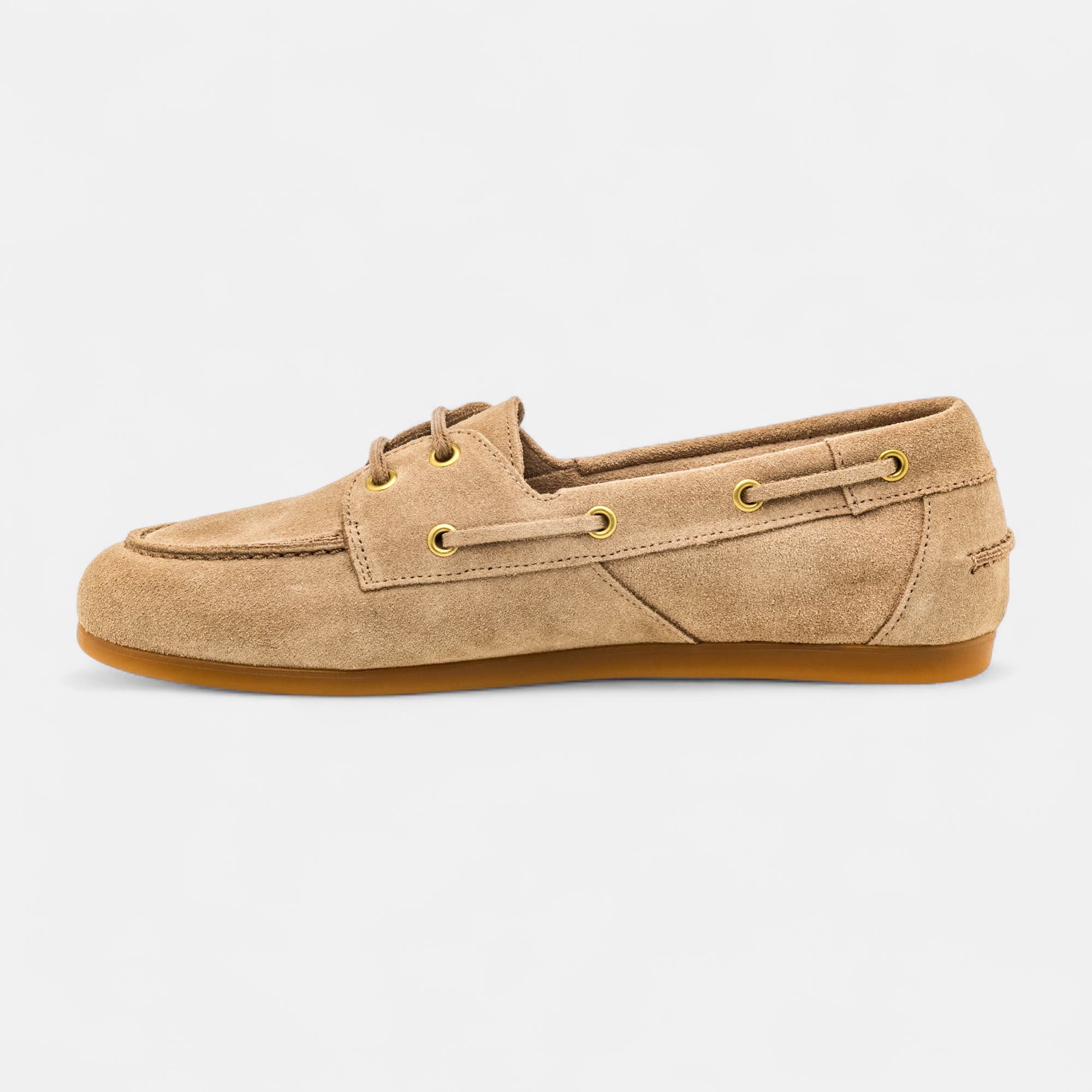 Mocassins Femme en cuir beige