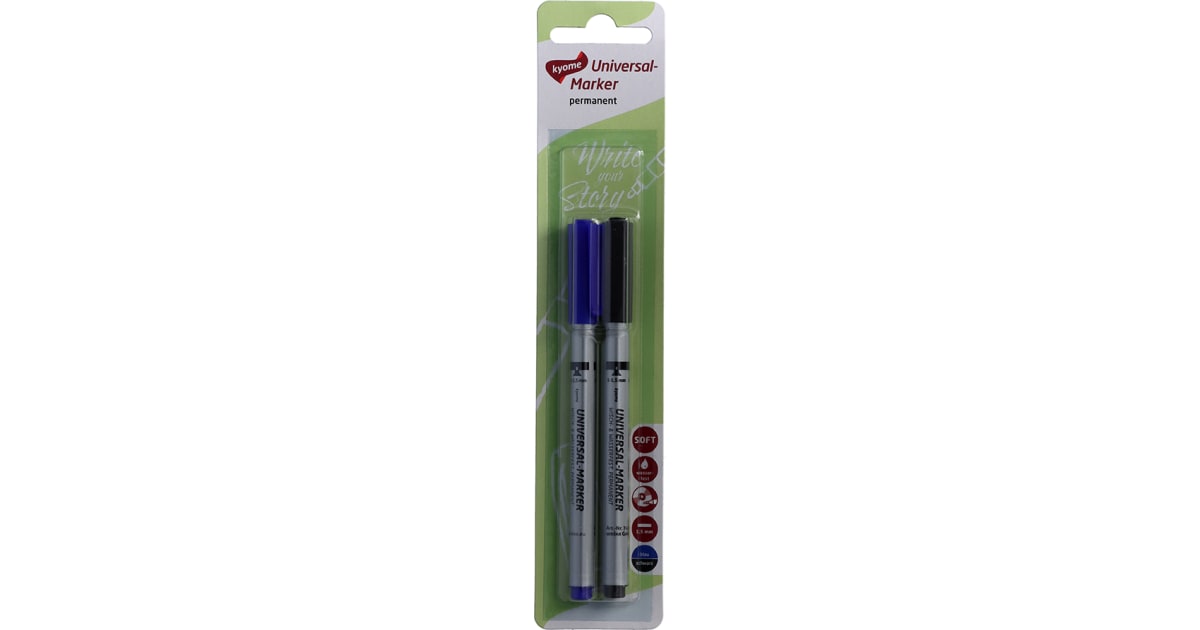 Kyome CD-Marker schwarz blau