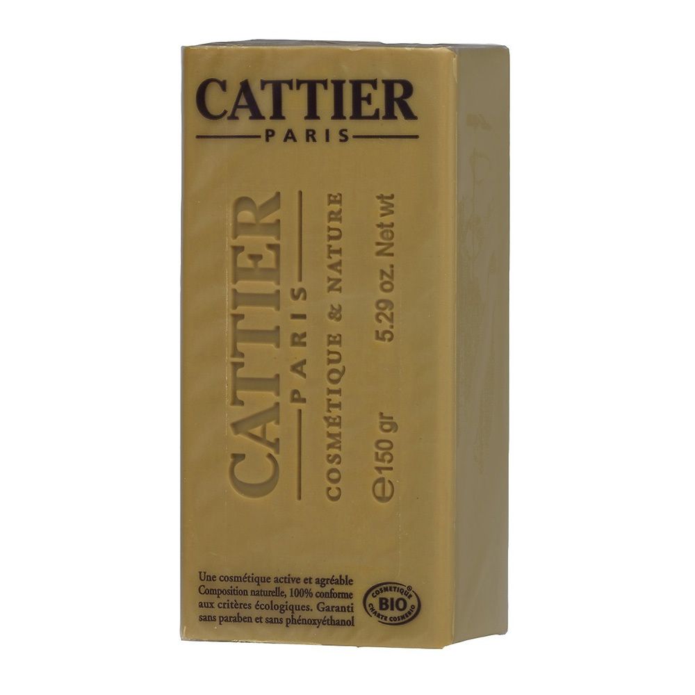 CATTIER Heilerde Seife mit Honig - Weiße Heilerde & Gelbe Heilerde & Bio-Lavendelhonig