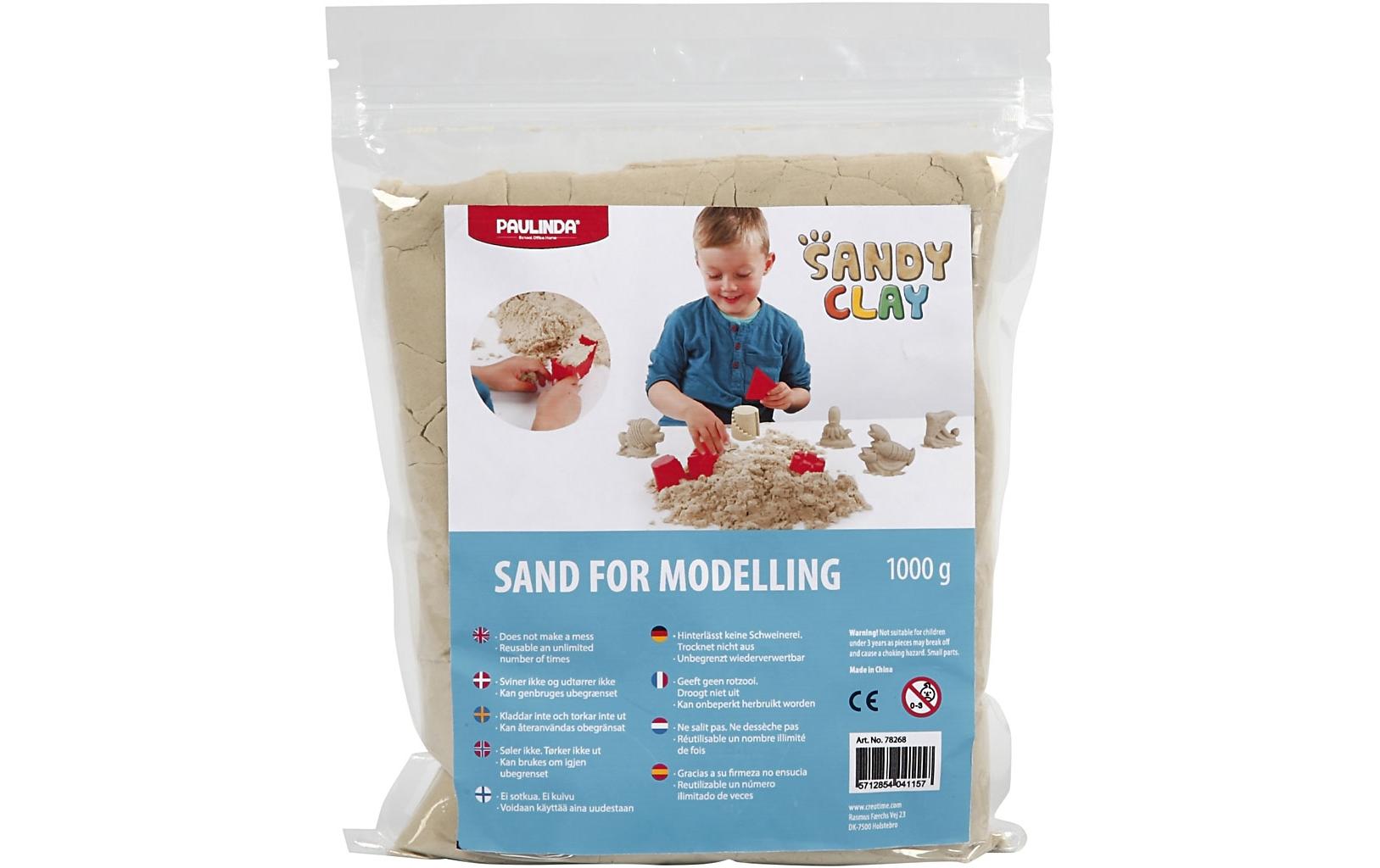 Modelliermasse Sandy Clay BeigeSpielsand