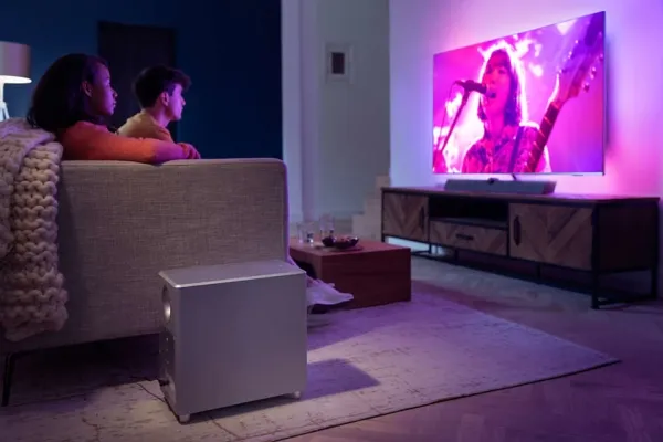 Philips TAW8506 - Subwoofer - trådløs - Wi-Fi - App-kontrolleret - 150 Watt - 8