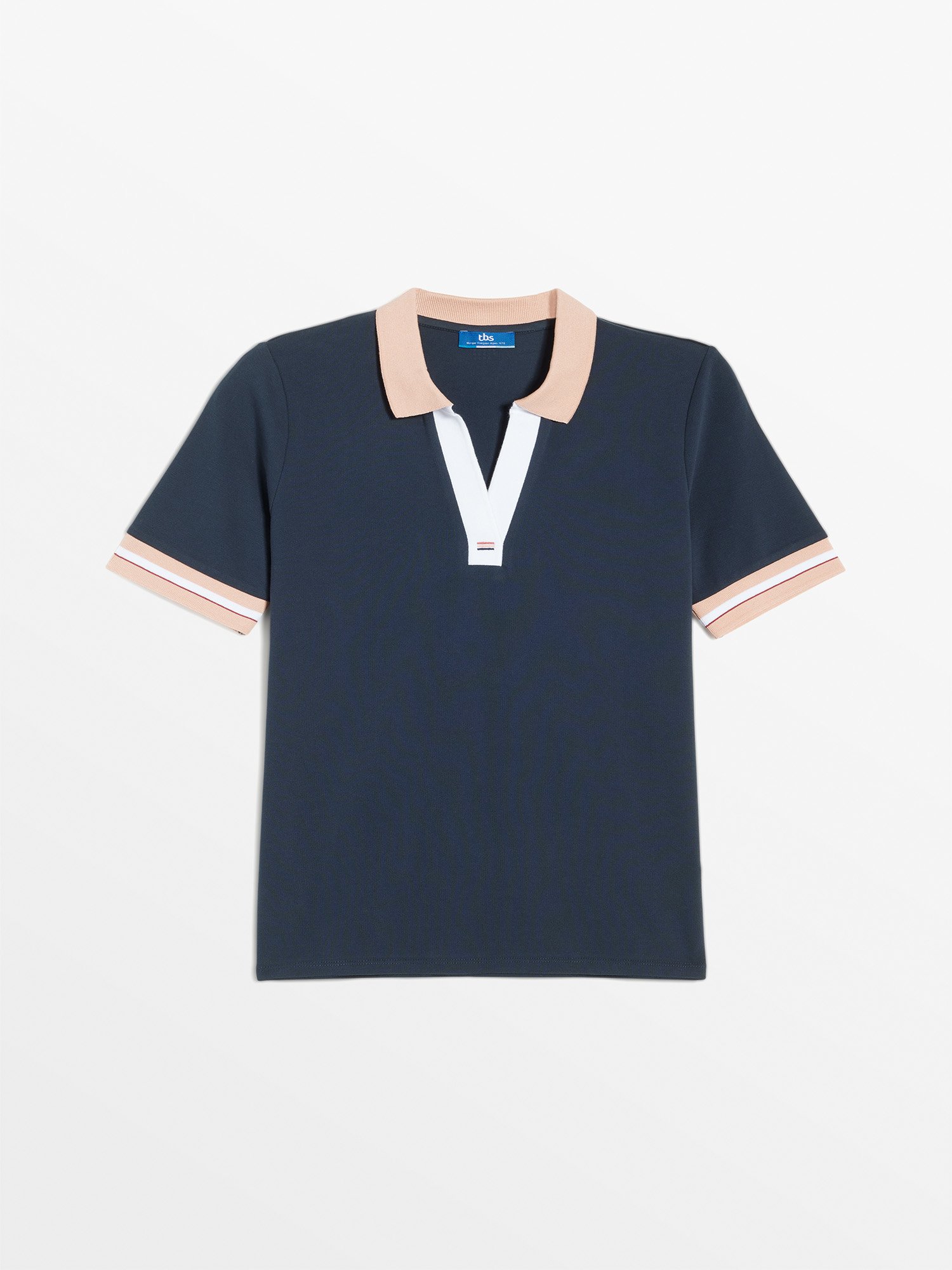 Polo Femme Coton Biologique Marine