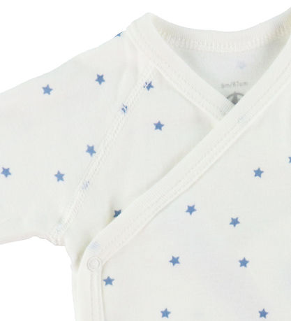 Petit Bateao Body l/ä - Marshmallow/Alaska m. Sternen