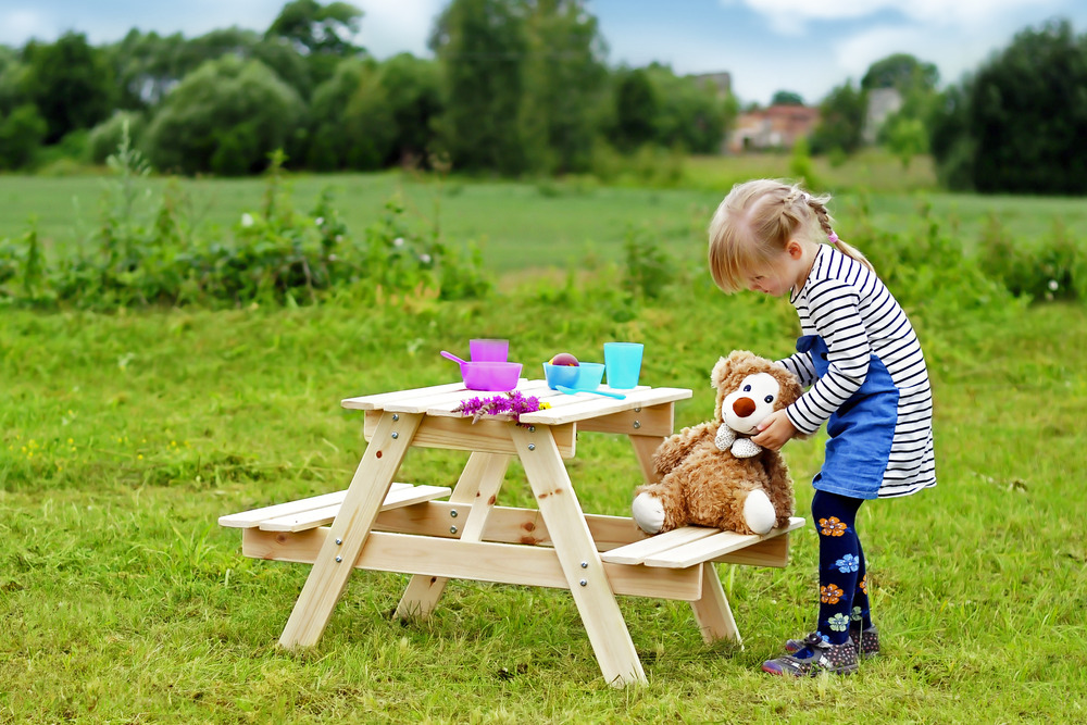 Table enfant en bois – table et chaise enfant - 81x60xh50 cm - m012-1