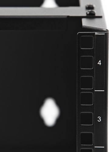 Startech - Wallmount4 Rack - Wandmontagebeugel - 4U - 35 cm Diep - Tot 20 kg