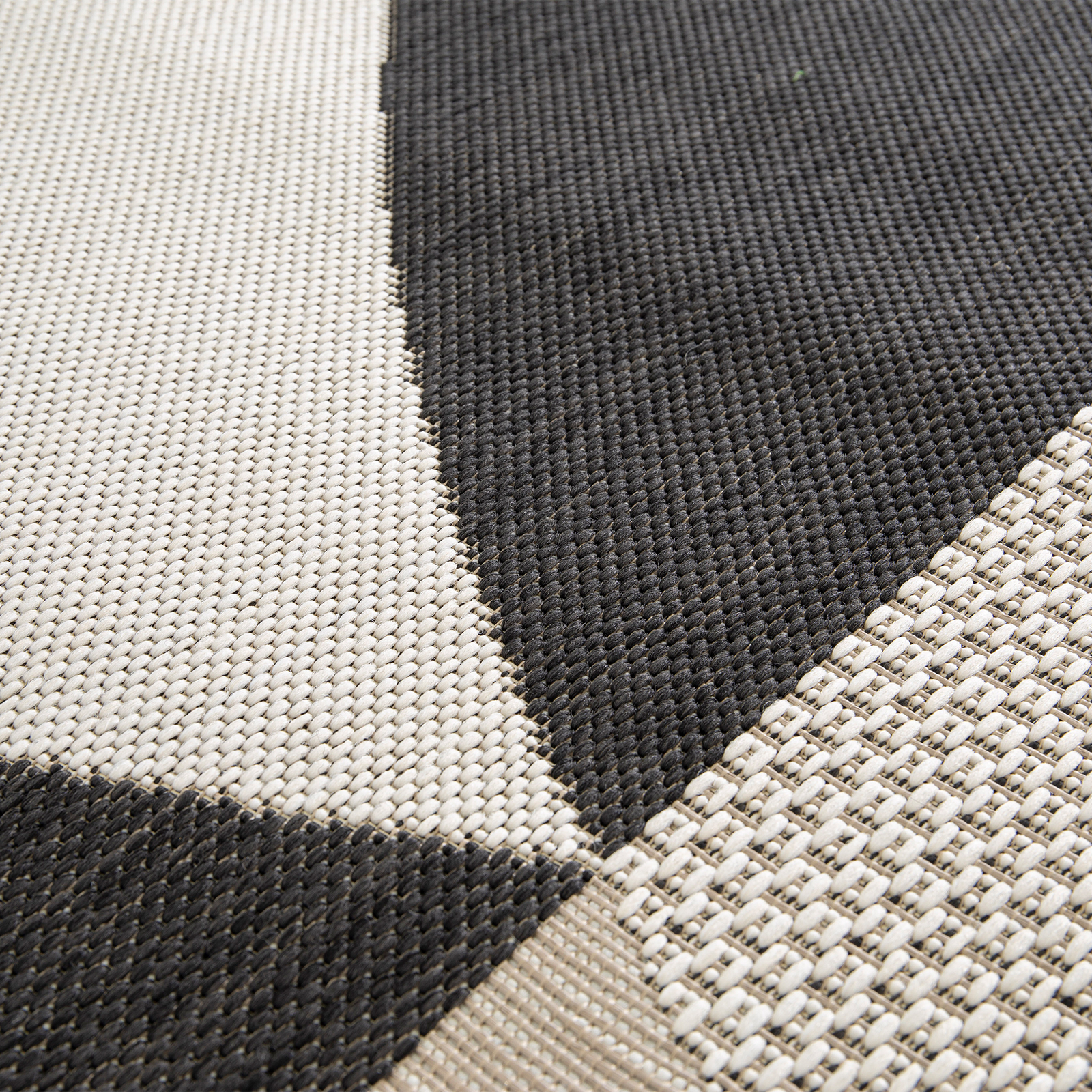 In-/Outdoorteppich - graumix - 80x150 cm