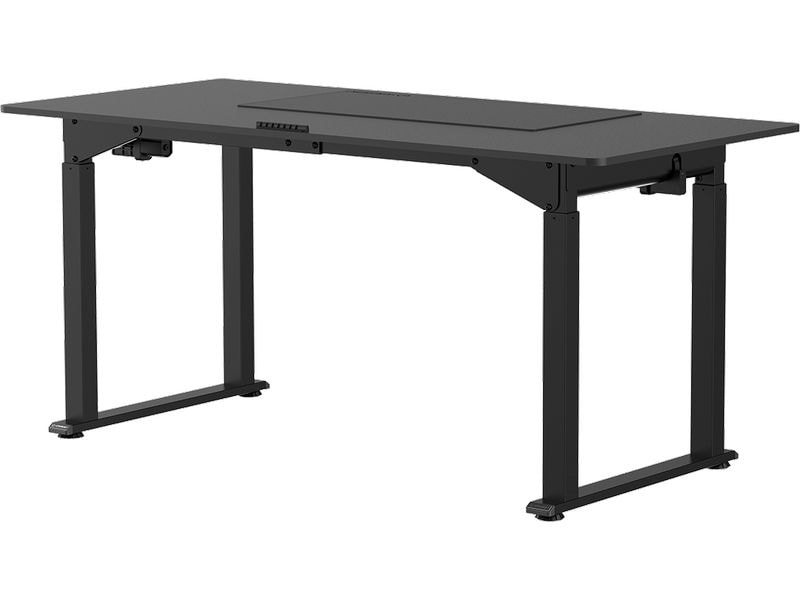 Ultradesk Gaming Tisch Uplift Schwarz Robuster Gaming-Tisch mit elektrischer und stufenloser Höhenverstellung