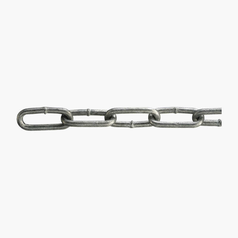Kjetting, galvanisert, 6 mm x 5 m