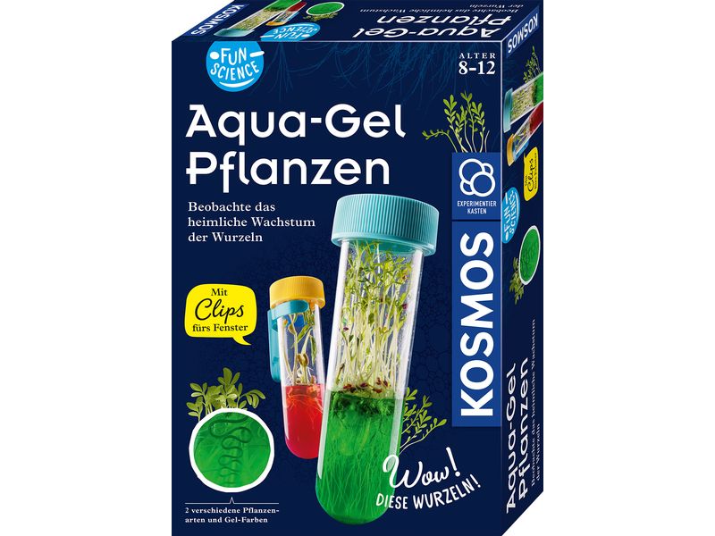 Kosmos Experimentierkasten Fun Science: Aqua-Gel Pflanzen Wurzelwelten entdecken