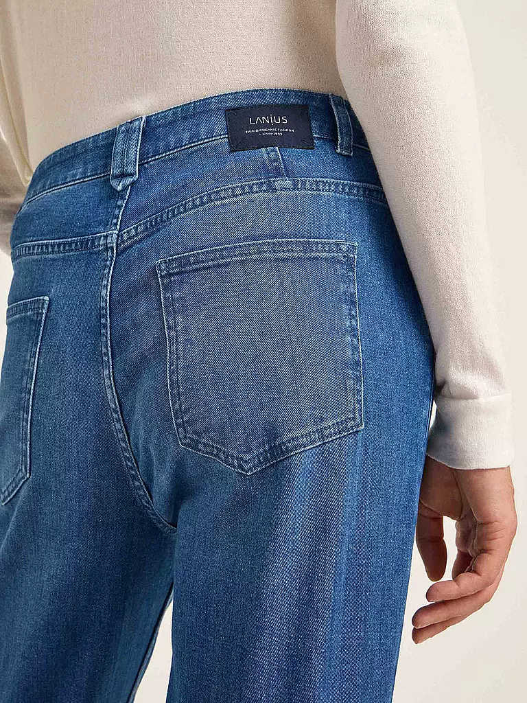 LANIUS Jeans Flared Fit blau