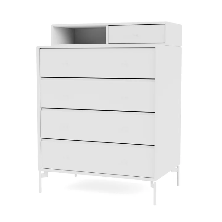 Montana - Keep Kommode mit Beinen, new white / snow