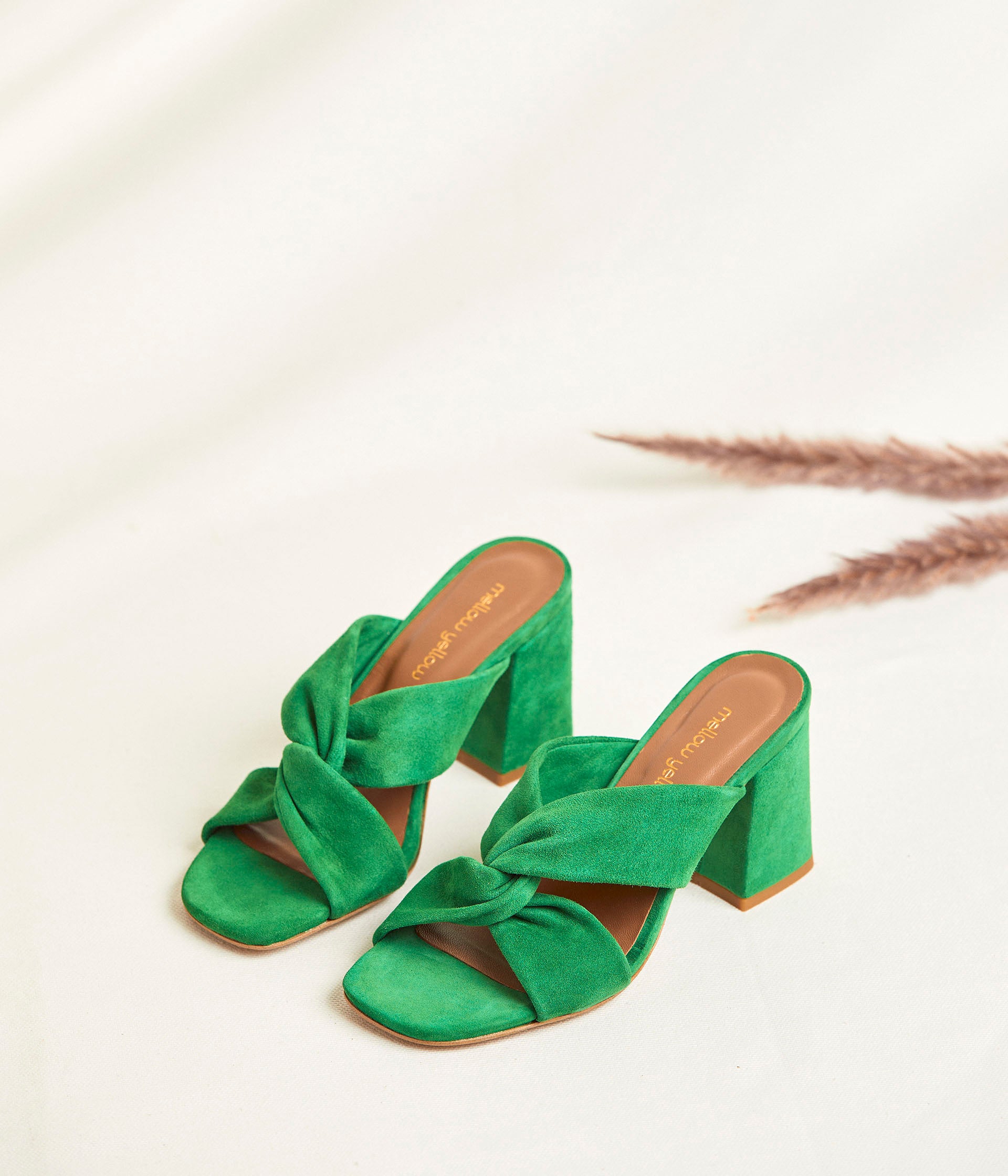 Mules vertes Marcia