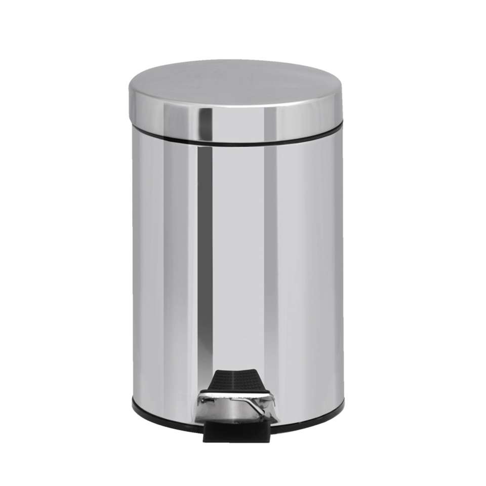 Pedaalemmer RVS - zilverkleur - 3l