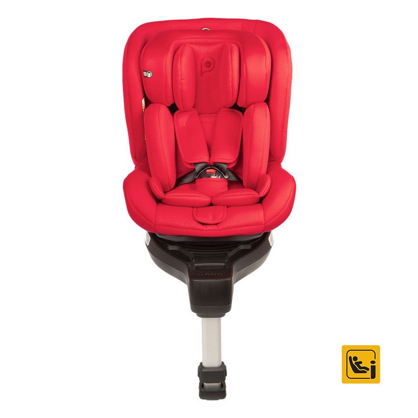 Siège-auto i-Twist i-Size - Rouge - Ecru