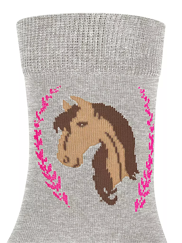 FALKE Mädchen Socken light grey hellgrau