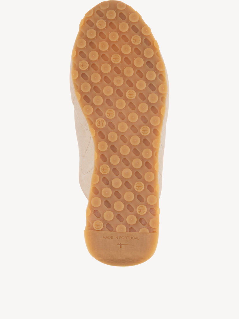 Leren Slipper - beige