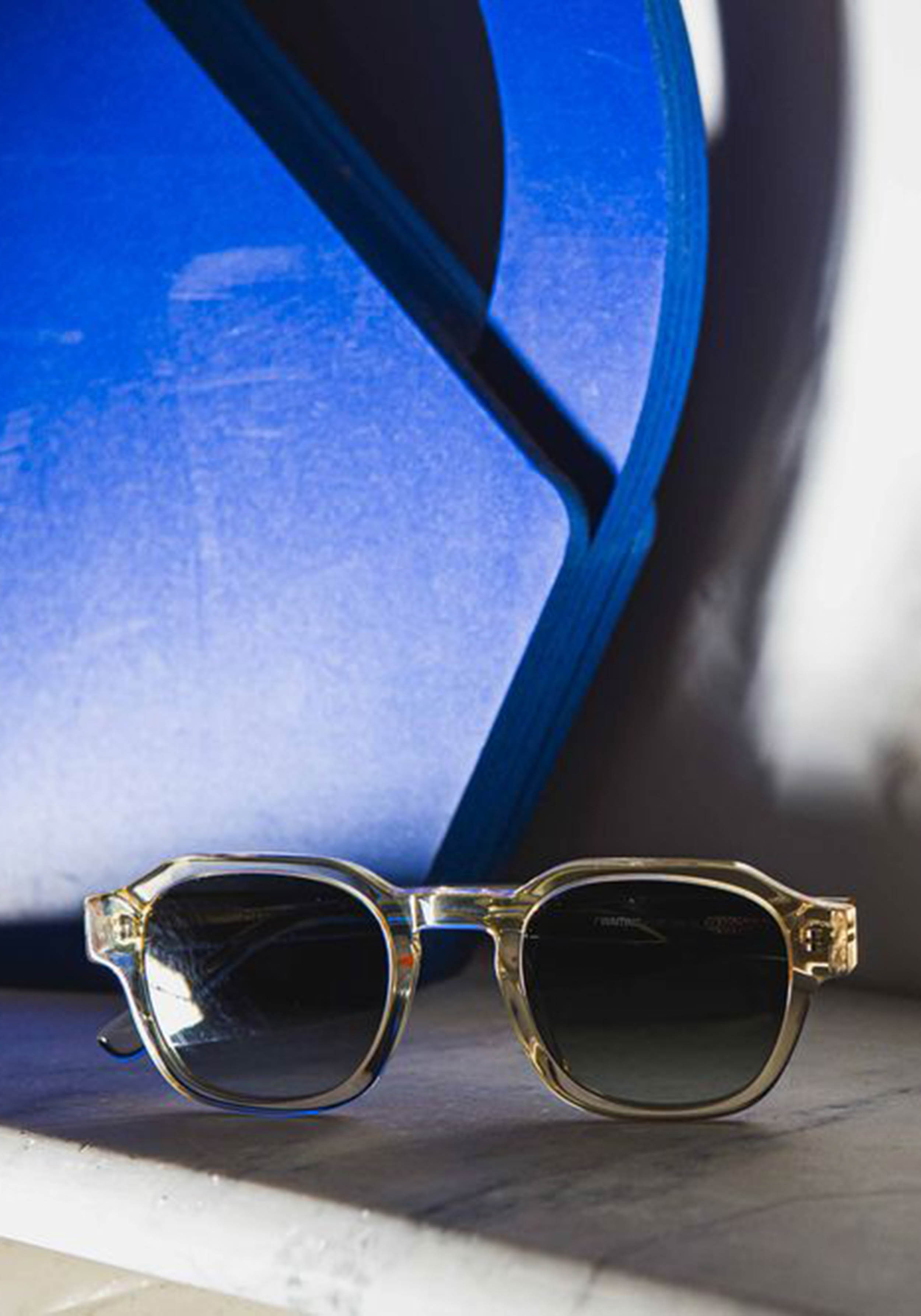 Waiting For The Sun Sonnenbrille Geo Champagne/Green Gradient Lens