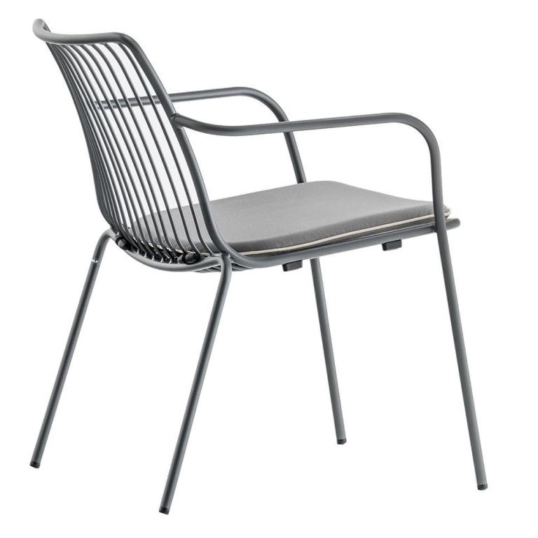 Pedrali Zitkussen voor Nolita fauteuil grijs