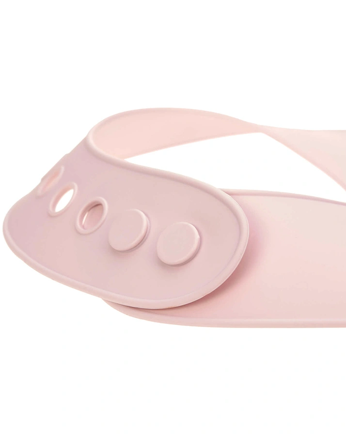 Silikon-Lätzchen LITTLE CHUMS – MOUSE mit Auffangschale in rosa