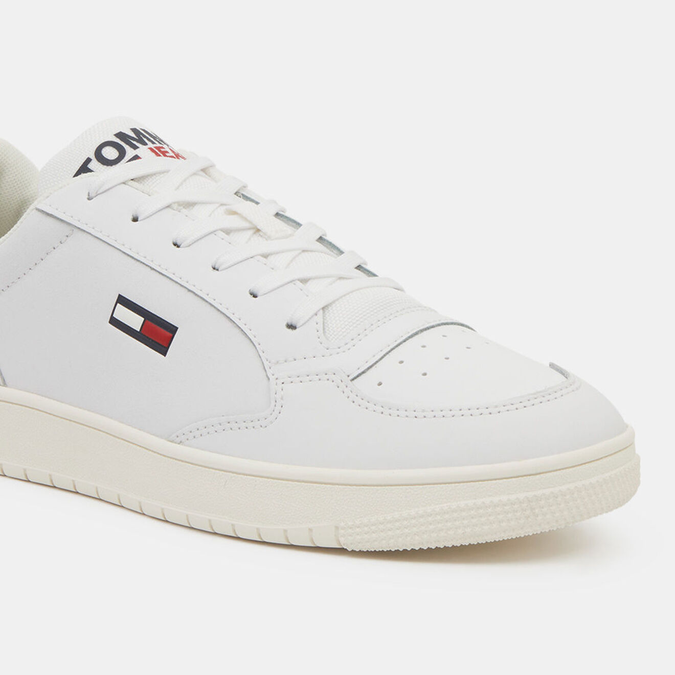 Tommy Hilfiger Baskets en Cuir City Cupsole blanches