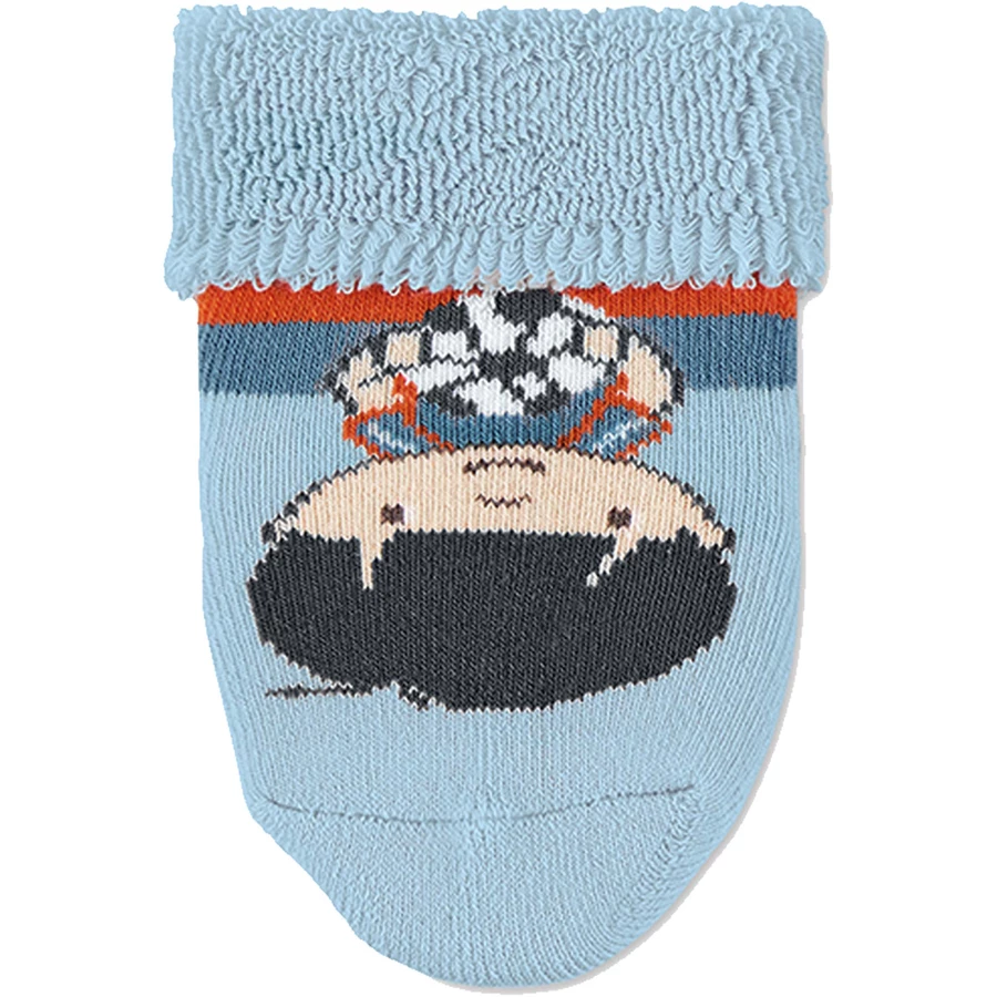 Sterntaler Baby-Söckchen 3er-Pack Fußball bleu