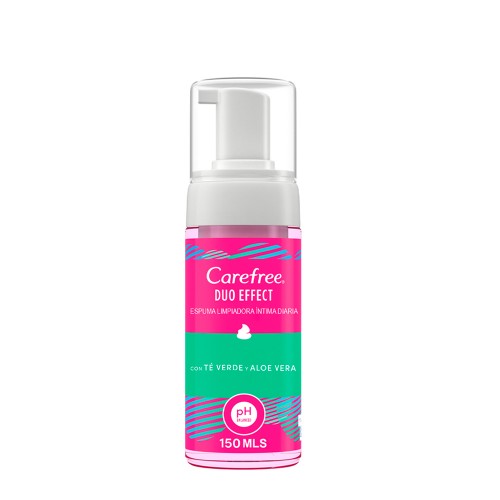 Carefree Duo Effect Espuma de Higiene Íntima Diária 150ml