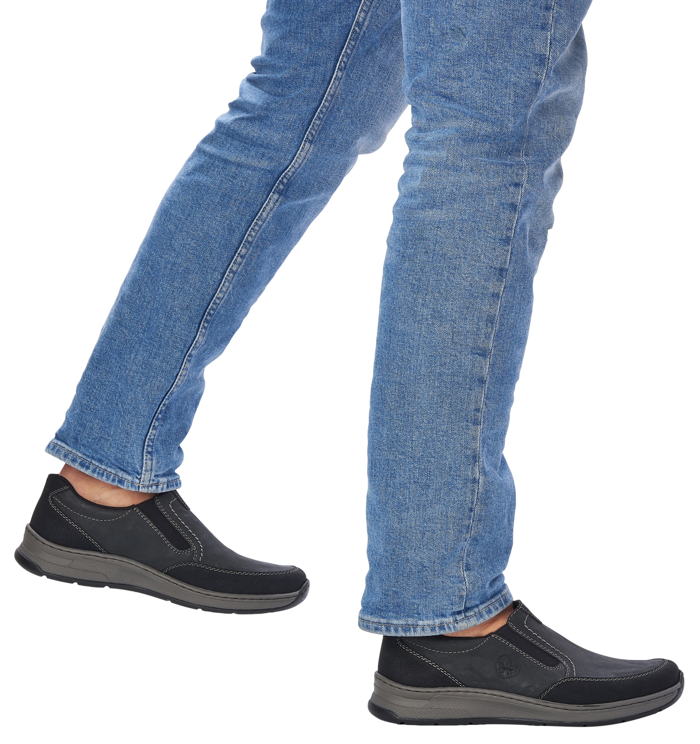 Rieker Slipper  , Schlupfschuh, Halbschuh mit Stretcheinsätze