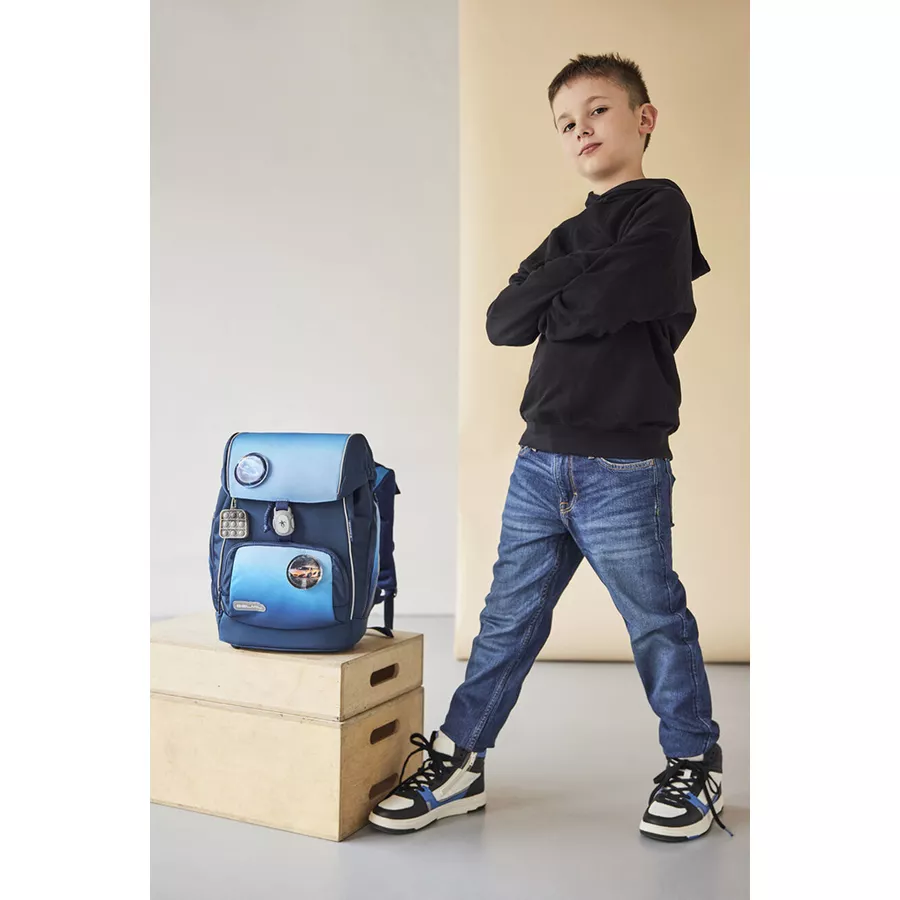Belmil Schulranzen Premium Comfy Plus Set 5-teilig Blue Navy