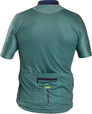 1987 TEAM Herren-Kurzarmtrikot  pinegrün  L
