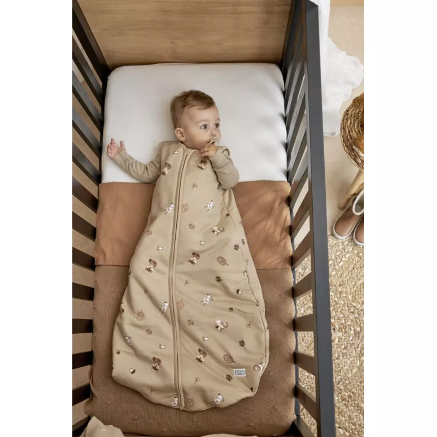 MEYCO Winterschlafsack rund Forest Animal Sand