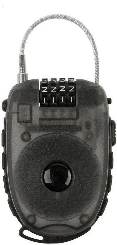 Kabelslot met oprolbare staalkabel M-Wave Lock 'n Roll - 90 cm x 2,4 mm (op M-wave kaart)