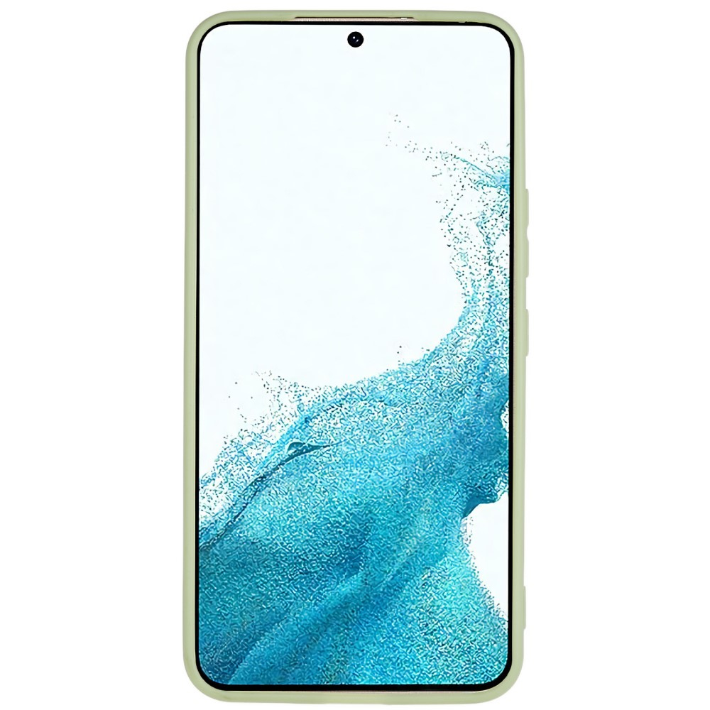Samsung Galaxy S22 5G Gummi Case Hülle mit Kameraschutz - Grün (Matt)