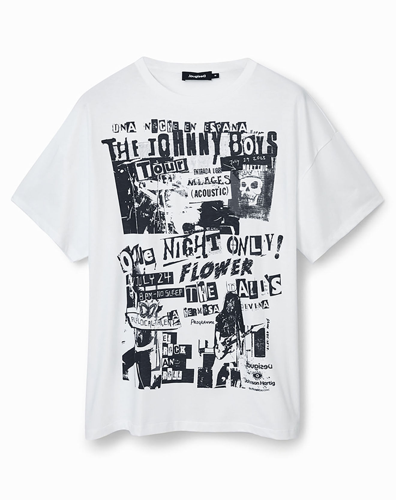 Desigual T-Shirt Amelot blanc
