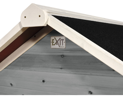 EXIT Loft 150 speelhuis, 159 x 188 x 149 cm, hout, grijs