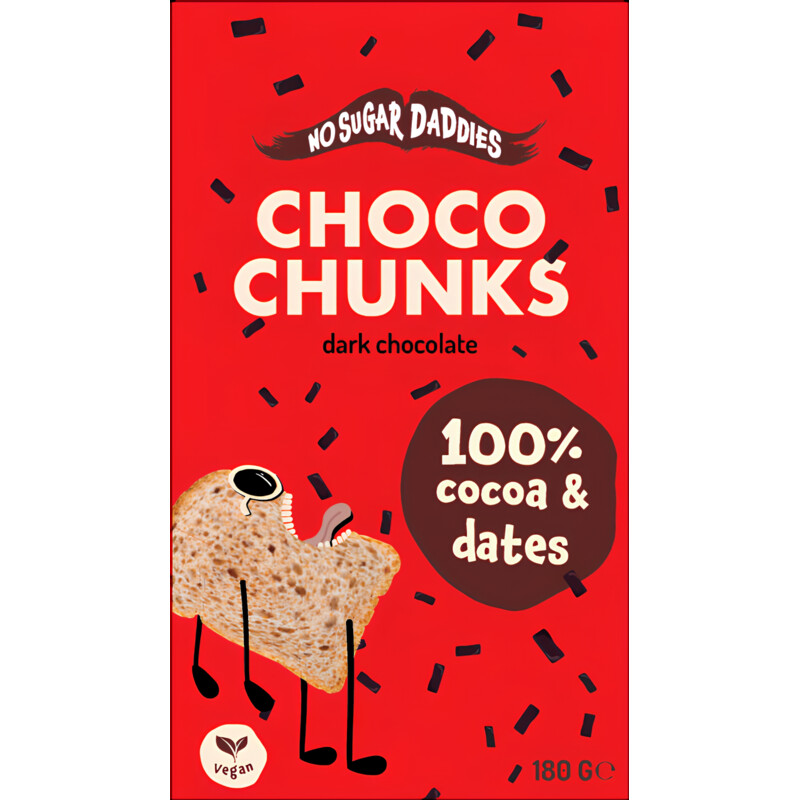 No Sugar Daddies Choco chunks dark chocolate