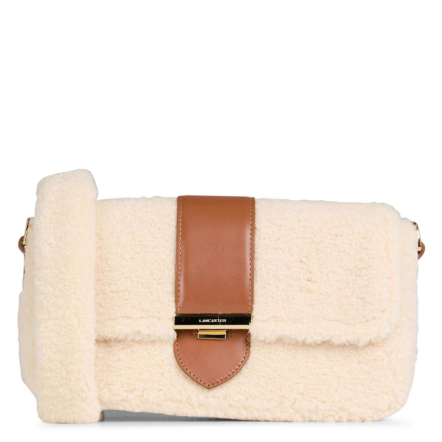 MOUMOUTE - Sac porté épaule en sherpa | Marron