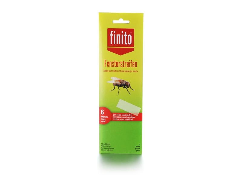 finito Insektenfänger Fensterstreifen, 5 Stück Schutz vor Insekten