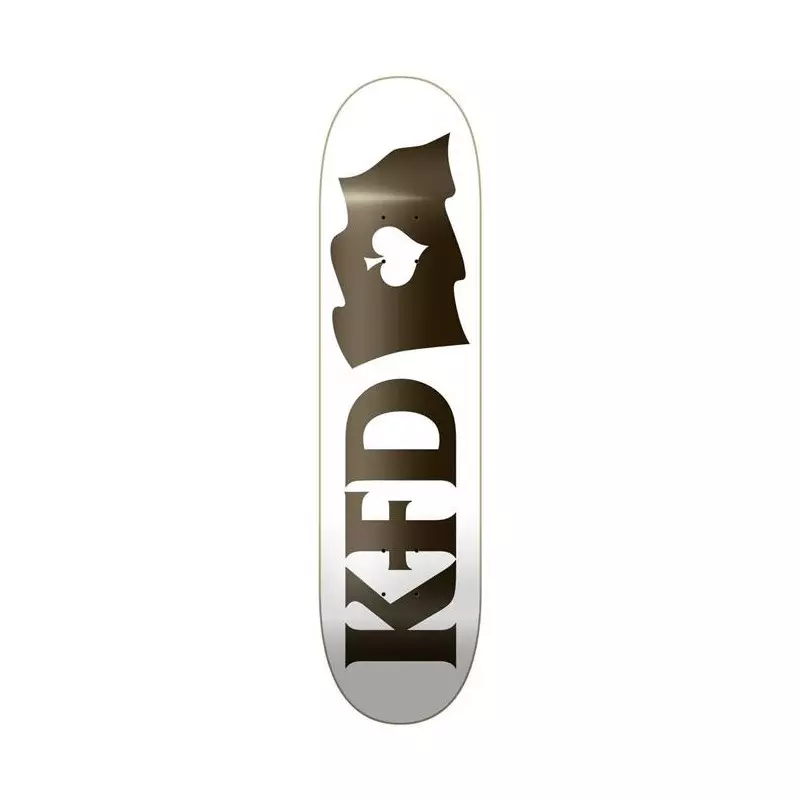 Plateau de skate KFD Flagship Blanc 8.25