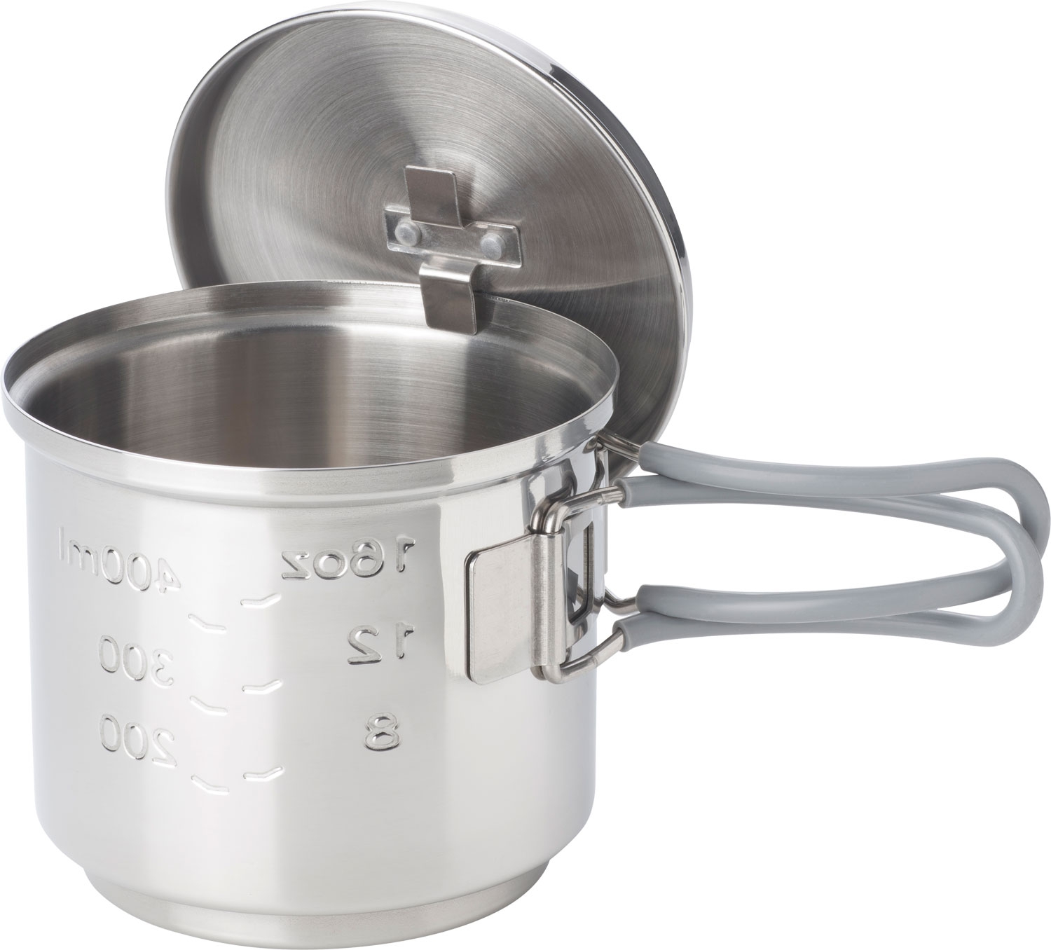 Esbit Trockenbrennstoff-Kochset mit Stand 585 ml 18/8 Edelstahl