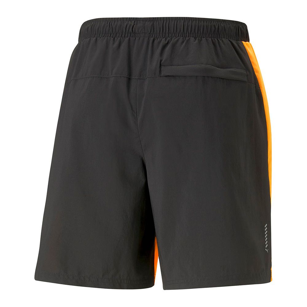 Puma FD RUN FAV WVN - Short Homme puma black/ultra orange
