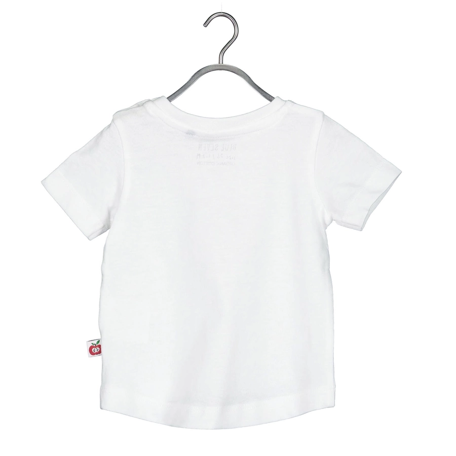 BLUE SEVEN T-Shirt Apfel weiss