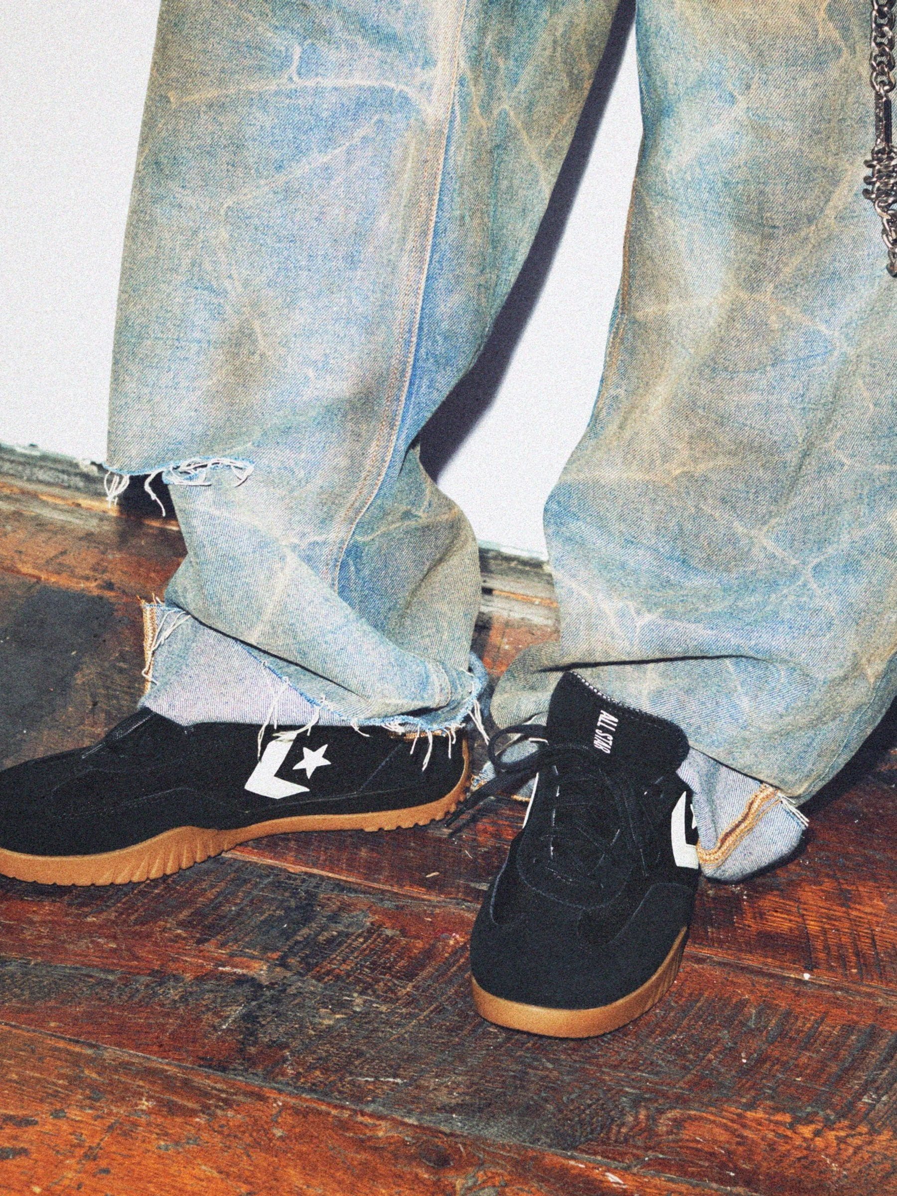 Zwart - Converse Run Star Low sneakers