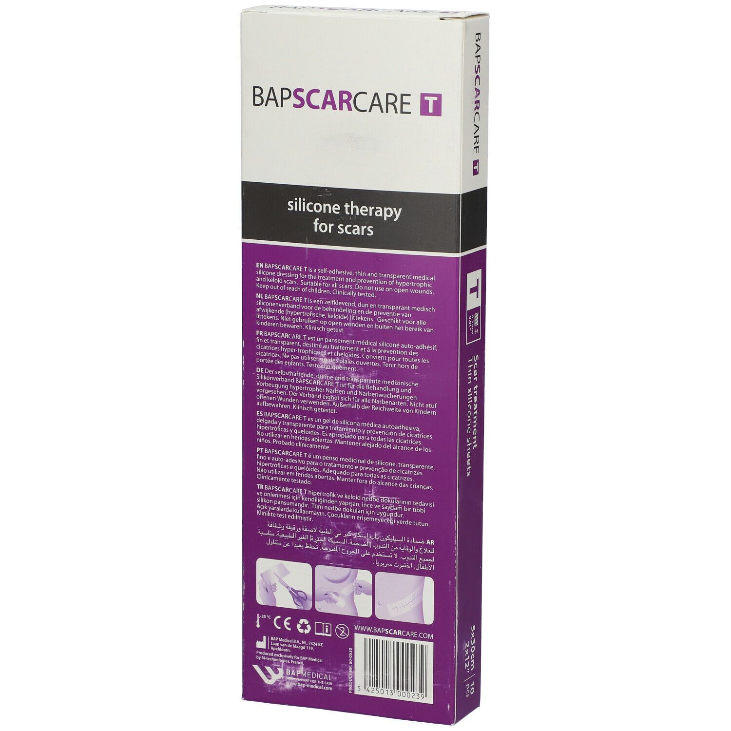 BAPSCARCARE T Durchsichtig 5 x 30 cm